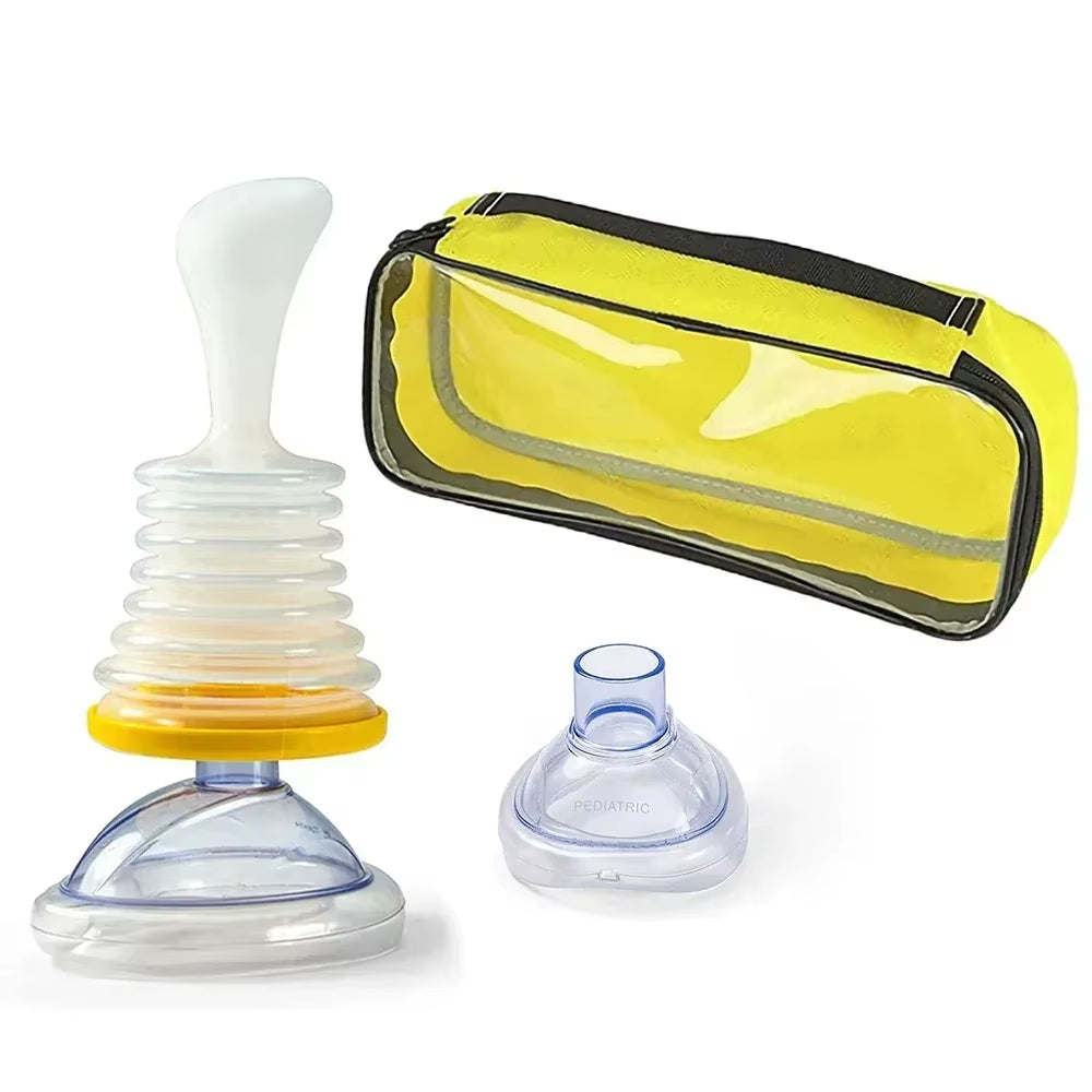 4Pcs/3Pcs First Aid Kit Choking Device Adults & Children Home Asphyxia Rescue Device anti Suffocaation 2 Size Choking Rescue Kit