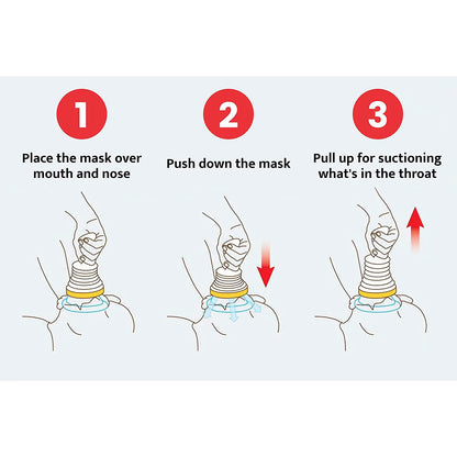 4Pcs/3Pcs First Aid Kit Choking Device Adults & Children Home Asphyxia Rescue Device anti Suffocaation 2 Size Choking Rescue Kit