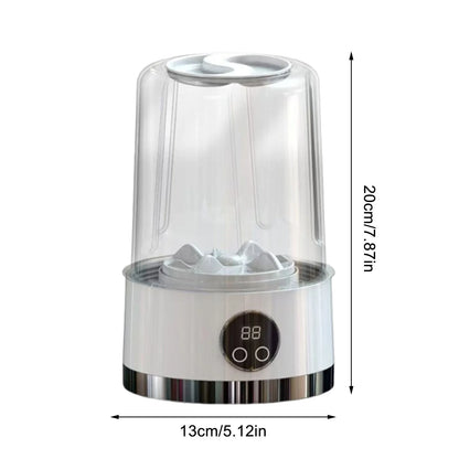 Portable Mini Washing Machine | Wireless Charging Underwear Cleaner | Compact Automatic Laundry Cup for Socks & Delicates | Travel-Friendly Small Washer | USB Cordless Operation | Gentle Fabric Care